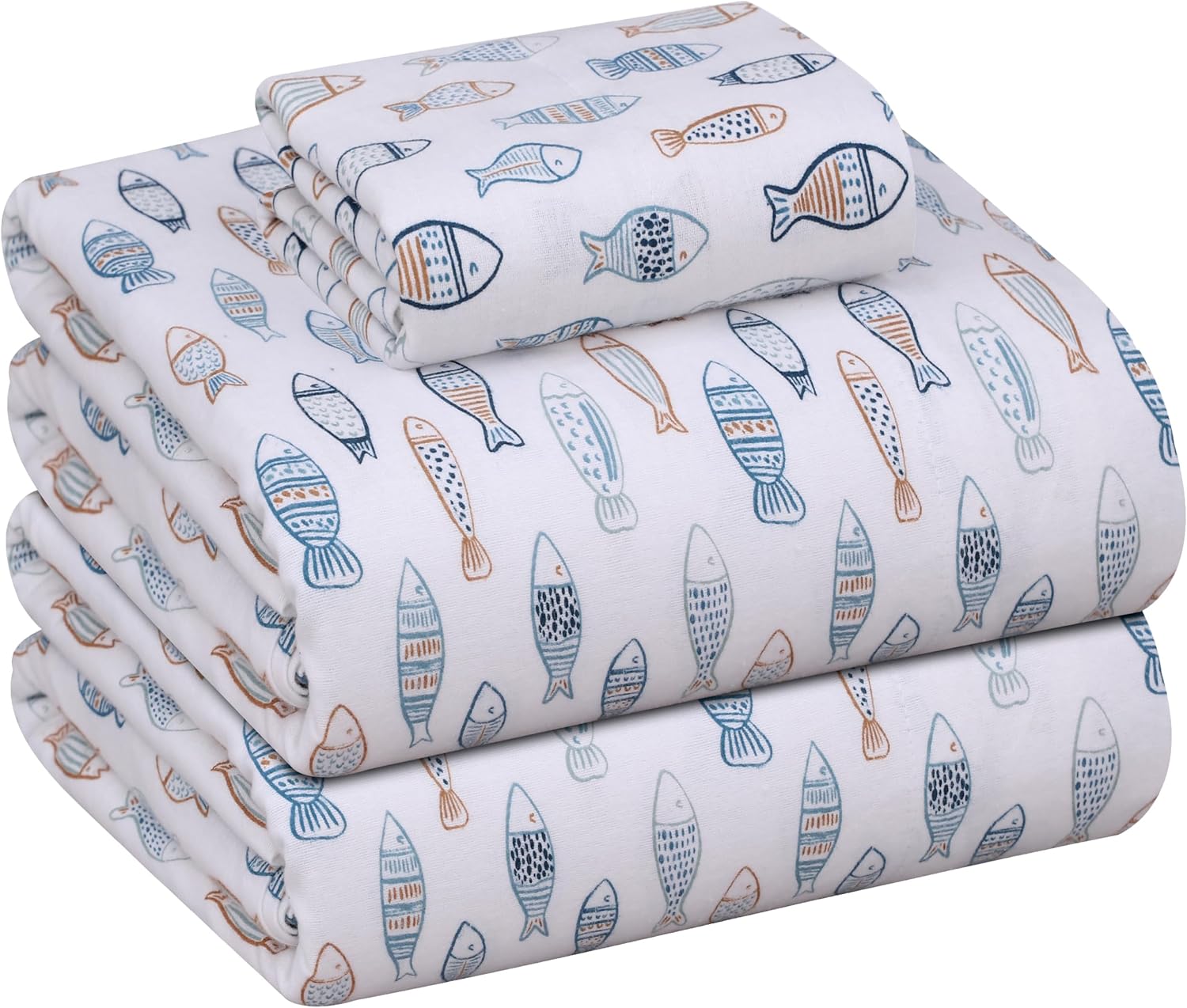 RUVANTI Flanell-Bettwäsche Queen Size - 100% Baumwolle doppelt gebürstete Bettlaken, tiefe Taschen 16 Zoll Queen-Bettwäsche-Set, atmungsaktiv und extra weich für alle Jahreszeiten - warm und gemütlich, 4-teilig, DNA-Karo