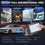 XTOOL D8S Bidirectional Scan Tool 2025 Upgraded Ver. of D8 Scanner, OBD2 Scanner Diagnostic Tool, Topology Mapping, ECU Coding, 42+ Resets, FCA, CAN FD&DoIP, All System Scanner for Car, 3-Year Update