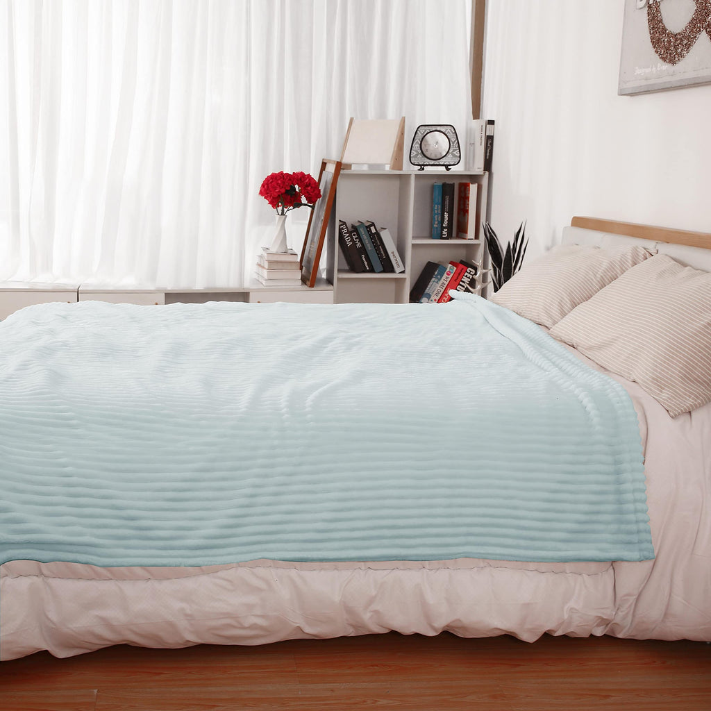 Couverture chauffante électrique DUODUO 72"x84" en polaire corail chaude avec 4 réglages de chaleur et arrêt automatique de 10 heures Protection contre la surchauffe - Gris 