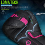 RDX Kids Boxing Gloves Sparring and Muay Thai Maya Hide Leather, Kara Patent Pending Junior Training Mitt for Kickboxing, Punching Bag, Focus Pads, MMA, Thai Pad, Double End Ball Punching Gloves