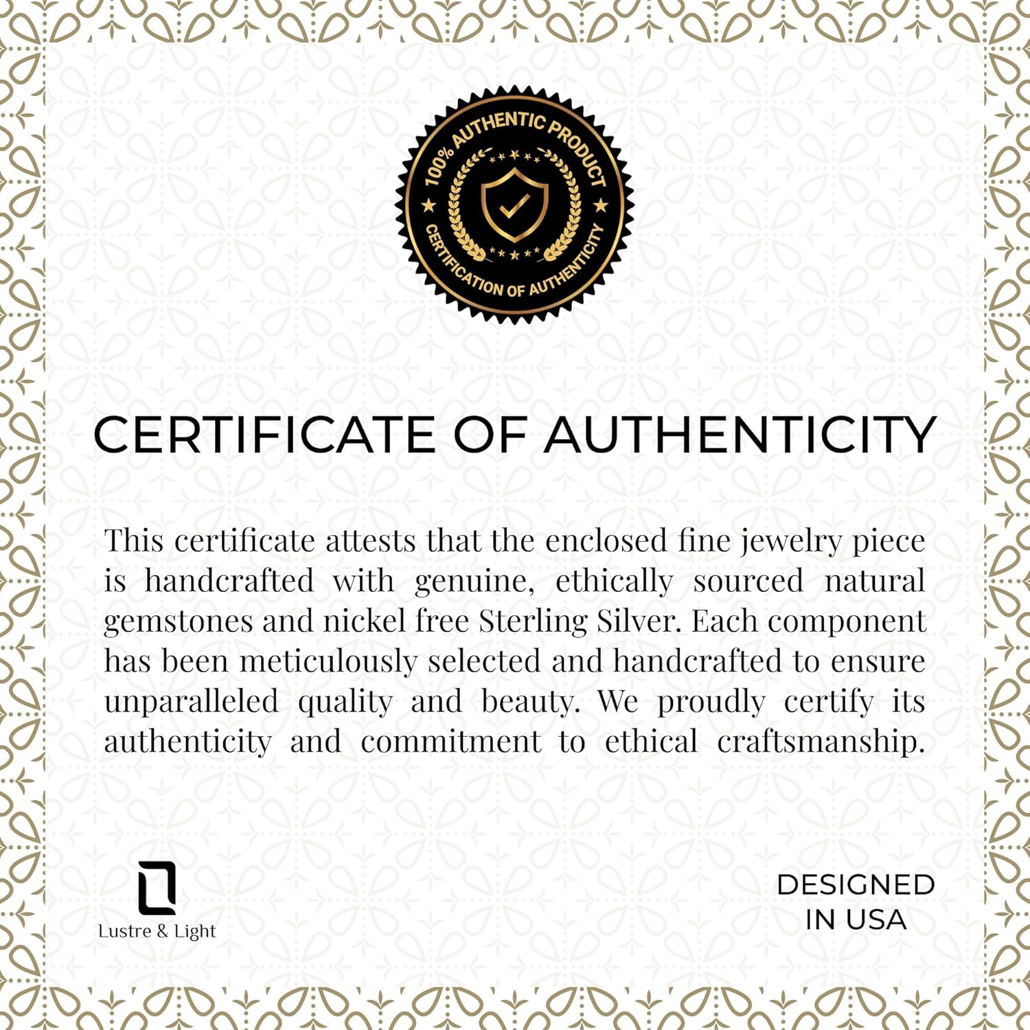 Natural Petoskey Slider Pendant Necklace for Women in Sterling Silver, Gemstone Jewelry Gifts for Her Birthday, Anniversary, Christmas, Graduation