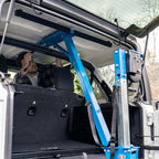 EZLIFT Hard Top Remover Lift for Jeep Wranglers: 1997 & up (TJ/JK/JKU/JL/JLU), 2&4 dr lifted Jeep Wranglers & 4-Dr Broncos. One Person Removal System-Take Off Your Top in Minutes! Patent Pending