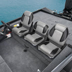 Leader Accessories 50" Bass Boat Seats Folding Fishing Boat Seat