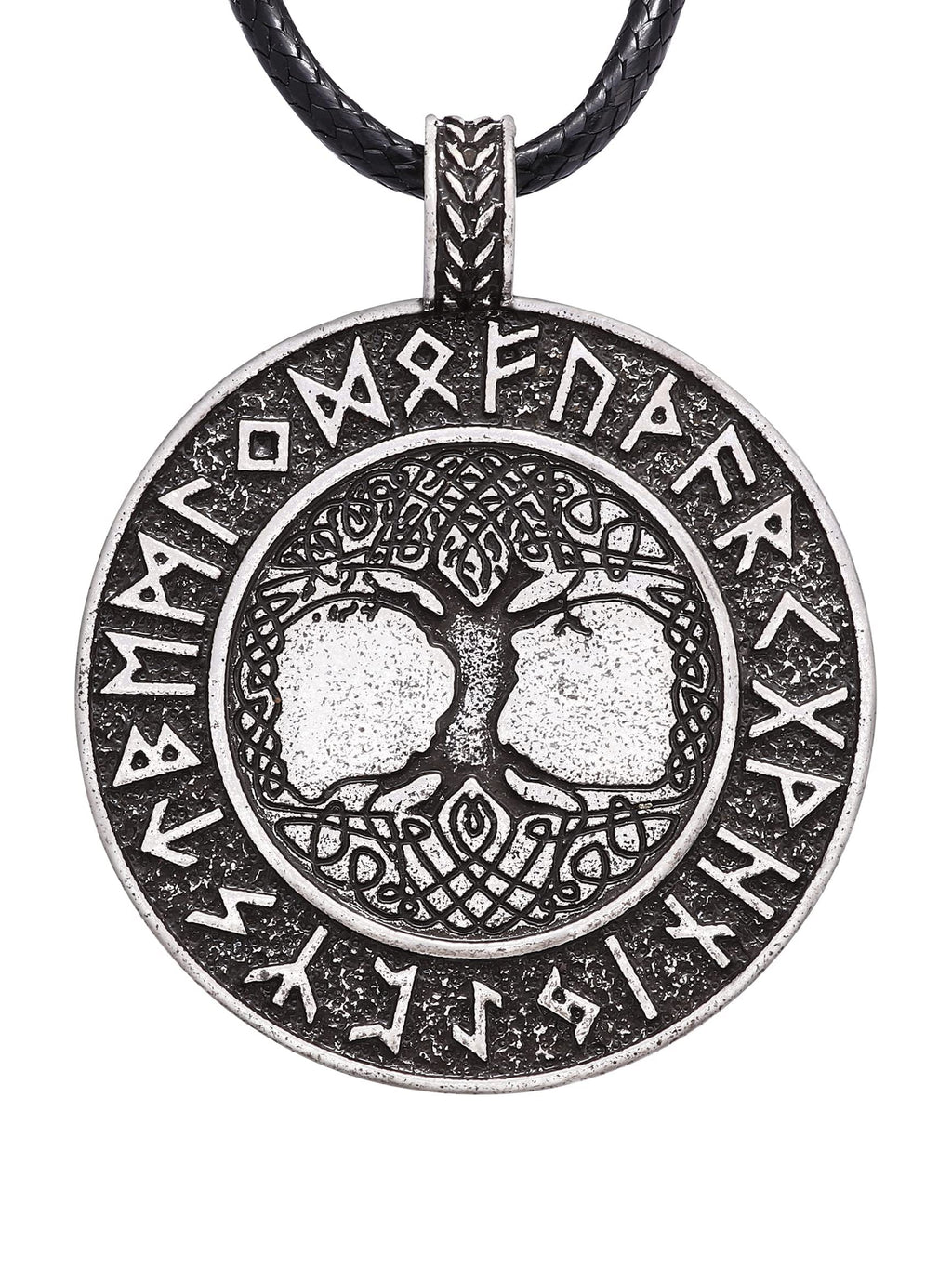 HAQUIL Viking Celtic Wiccan Tree of Life Pendant Necklace, Tree of Life Jewelry Gifts for Men and Women
