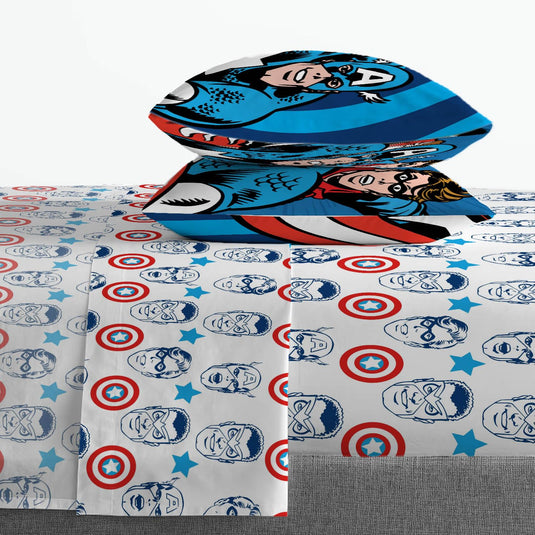 Jay Franco Marvel Spidey and His Amazing Friends Team Spidey Twin Size Sheet Set - 3 Piece Set Super Soft and Cozy Kid’s Bedding - Fade Resistant Microfiber Sheets (Official Marvel Product)