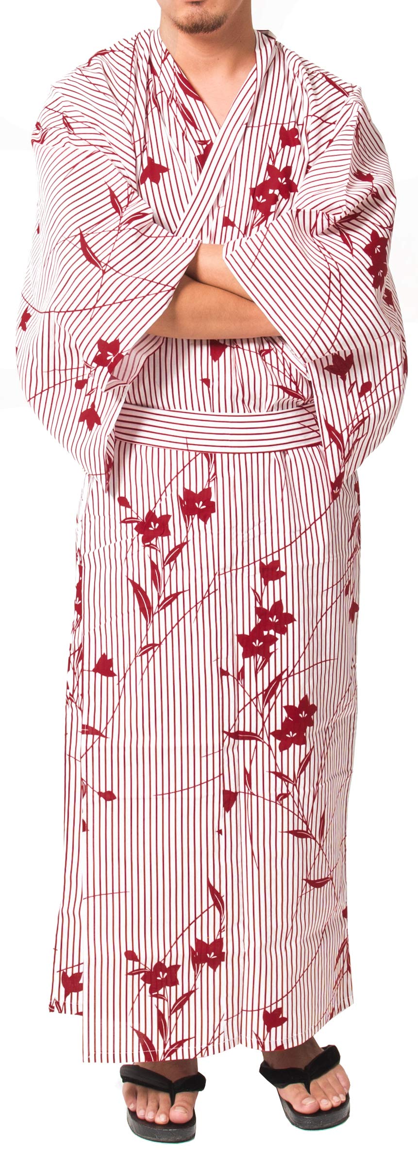 Dita Tokyoin Traditional Made In Japan Cotton Yukata Robe (Japanese Pajama Kimono) Easy Wearing set2