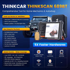 THINKCAR Bidirectional Scan Tool, THINKSCAN 689BT All System Automotive Diagnostic Tool, Bi Directional OBD2 Scanner with ECU Coding, 34 Services, FCA Autoauth, CANFD and DoIP, Wireless Update