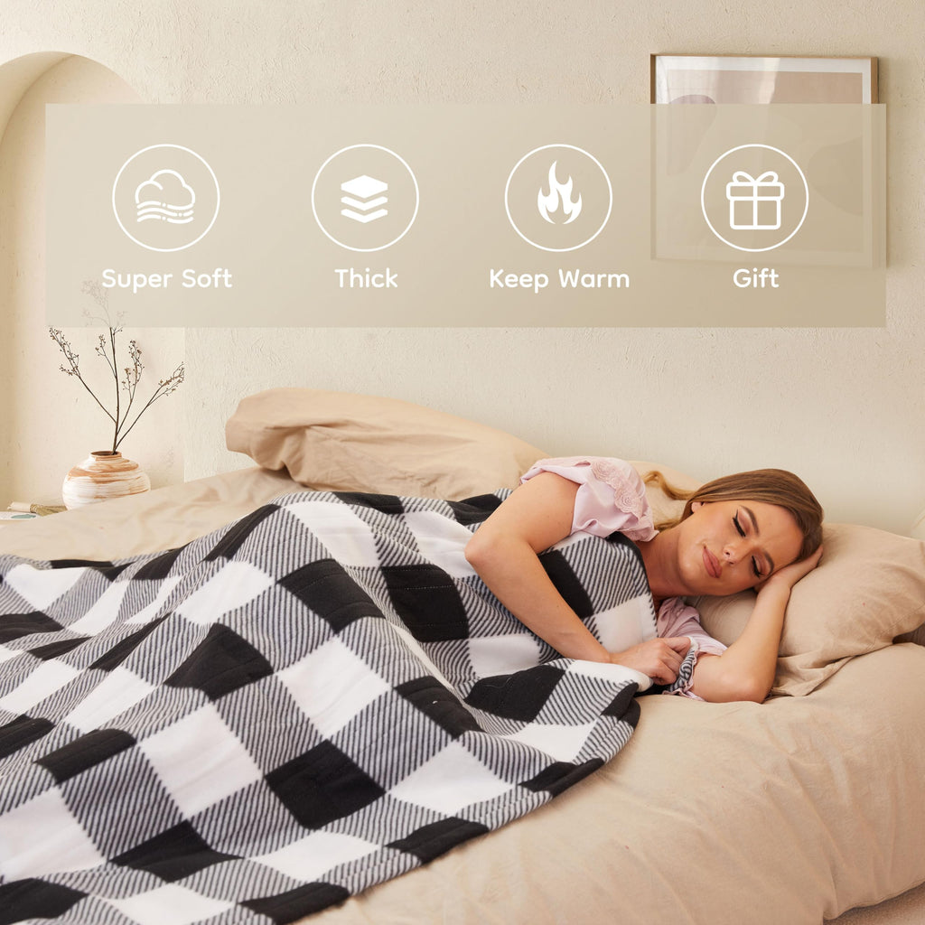 Elektrisch verwarmd deken 72" x 84" volledige maat flanellen stof met 4 verwarmingsniveaus & 10 uur automatische uitschakeling, ademend warm en wasbaar voor zacht en bed - lichtgrijs