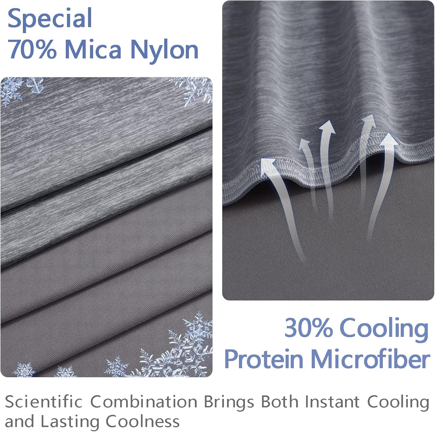 Topcee Cooling Blanket (90"x90"Queen Size) for Sweats Absorbs Heat to Keep Adults Cool on Warm Nights, Q-Max 0.5 for Hot Sleepers, Ultra-Cool Lightweight Blanket for Bed