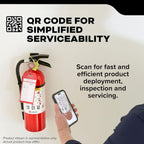 Kidde Commercial-Grade Fire Extinguisher for Office, Schools, Rechargeable, 2A10BC, 2 Pack