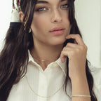 Colar Corrente Cobra KISPER de Ouro 24k – Fino, Delicado, Joia de Aço Inoxidável Banhada a Ouro para Mulheres e Homens com Fecho Lagosta, 20”