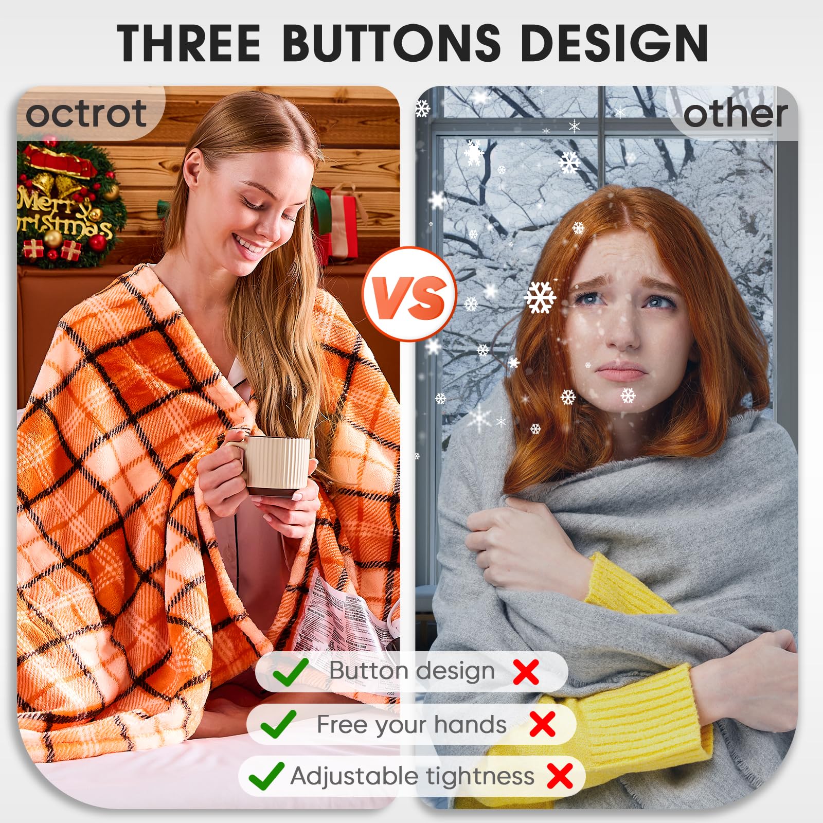 Elektrisch verwarmd deken, 50X60, verwarmingsdeken met 10 verwarmingsniveaus/8 uur automatische uitschakeling, marineblauw geruit Sherpa-dekenverwarmer voor volwassenen, wasbaar deken cadeau voor bank bed kantoor, ETL