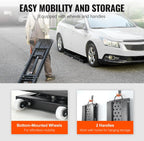 VEVOR Portable Car Lift - 7,000 LBS Capacity, 26.8" Max. Height, Heavy-Duty Carbon Steel Truck Lift with 120V Power Unit