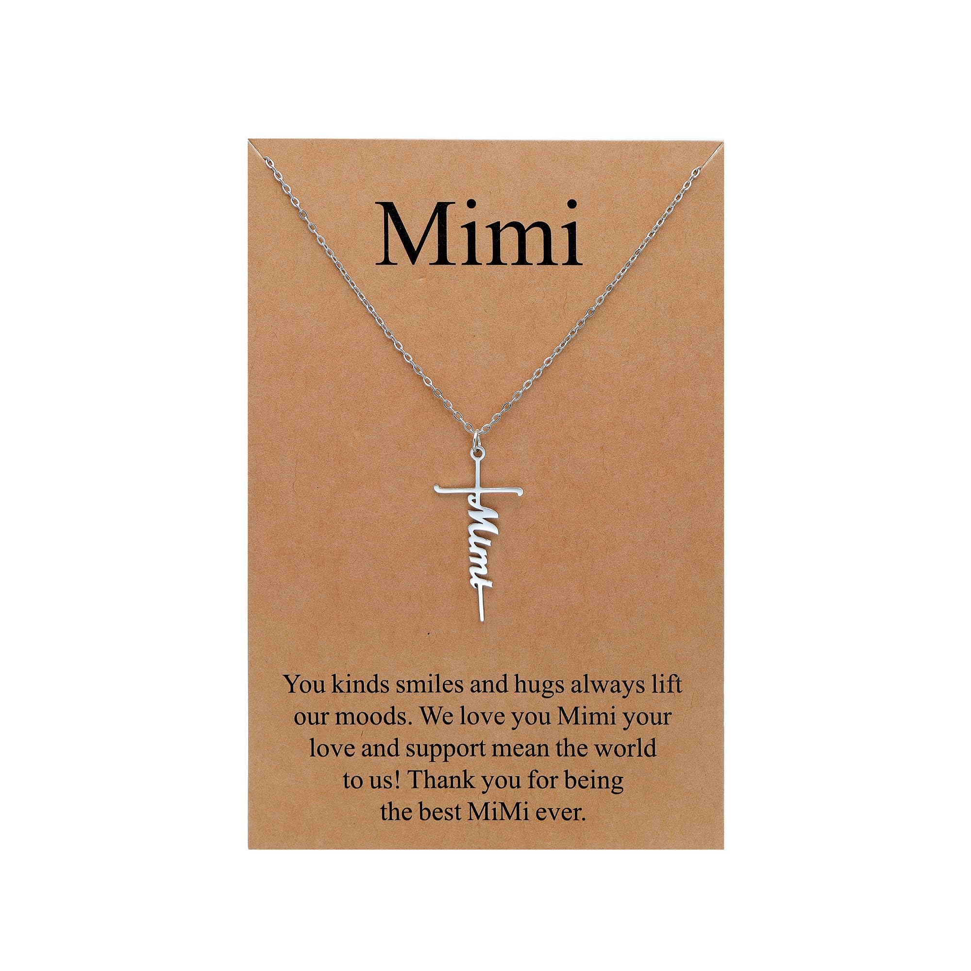 Lcherry Faith Cross Pendant Necklace for Women Religious Christian Jewelry Mother's Day Gifts for Women