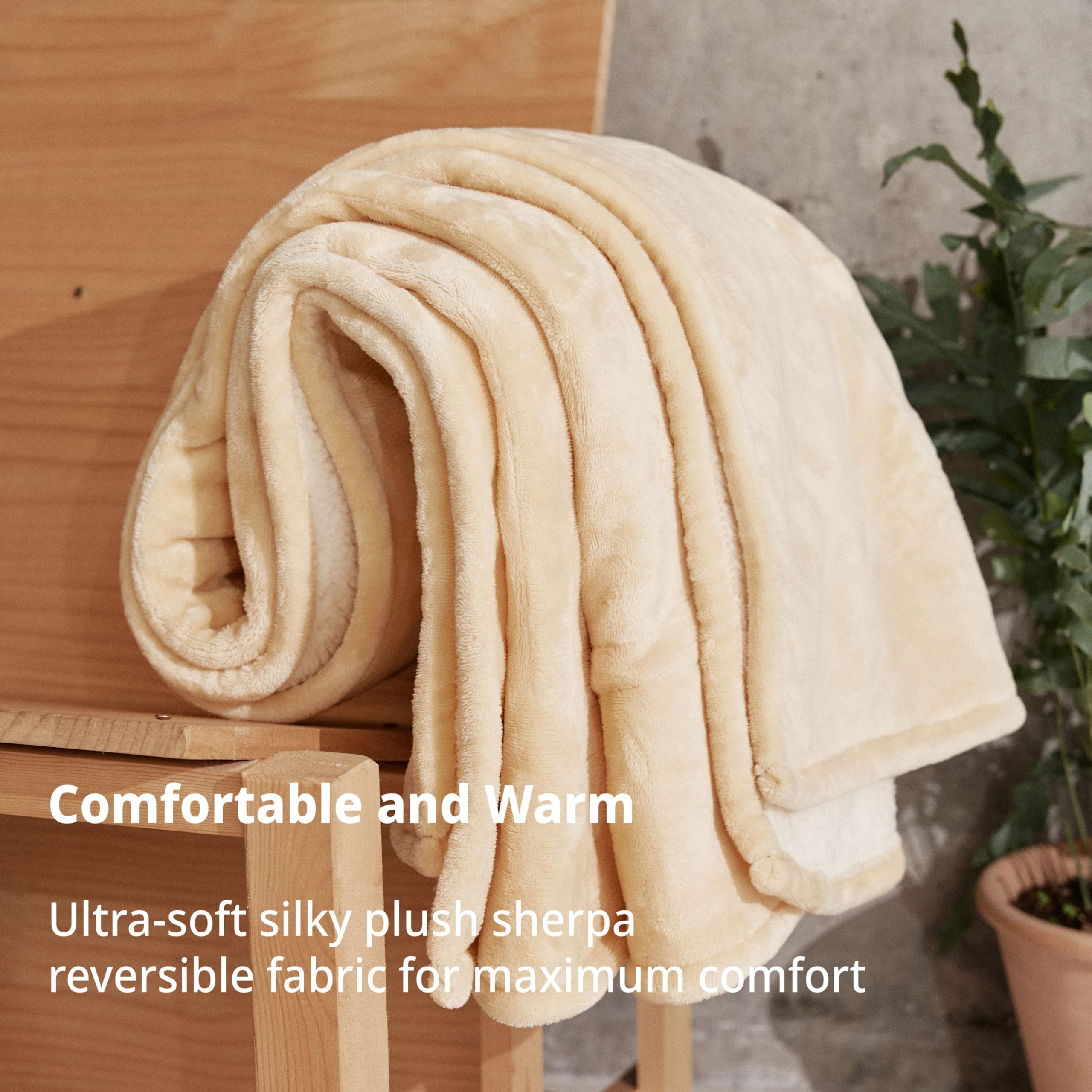 Opvarmet tæppe 50" x 60" - Opvarmet tæppe med 5 varmeniveauer og 3 timers automatisk slukning, maskinvaskbar, ETL &amp; FCC-certificering, overvarmebeskyttelse (Racoon) 