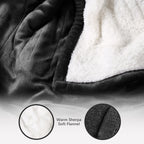 Coperta Elettrica Riscaldata Plaid con 5 Livelli di Riscaldamento e Spegnimento Automatico dopo 4 Ore, Plaid Riscaldato 50"x60" con Certificazione ETL e FCC per Casa e Ufficio, Lavabile in Lavatrice, Grigio Scuro