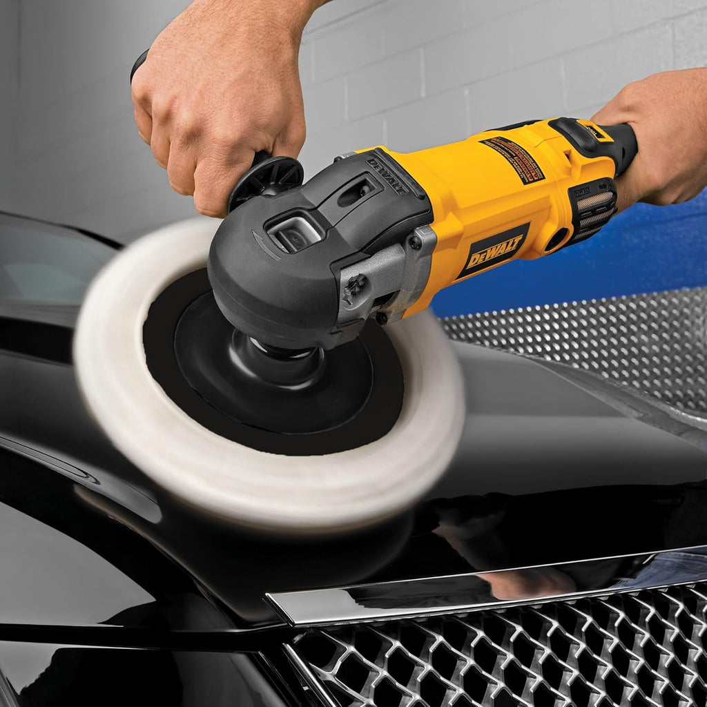 DEWALT Buffer Polisher, 7-in-9-in, 12 amp, Variable Speed Dial 0-3,500 RPM’s, Corded (DWP849X)