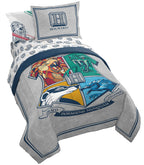 Jay Franco Minecraft Animal Patch 5 Piece Twin Bed Set - Includes Comforter & Sheet Set Bedding - Super Soft Fade Resistant Microfiber (Official Minecraft Product)