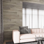 Art3d Self-Adhesive Weathered Barn Wood Wall Planks in Stone Gray for Living Room, Bedroom(16 Sq Ft)