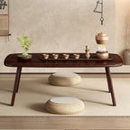 Japanese Floor Table Japanese Folding Coffee Table No Assembly Foldable Low Coffee Tables for Living Room Tatami Tea Bedroom for Sitting on The Floor - Portable & Easy Storage Compact Design