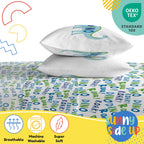 Sunny Side Up Minecraft Creeper & Animals Twin Sheet Set - 3 Piece Kids Bedding Set Includes Pillow Cover - Super Soft Microfiber Sheets