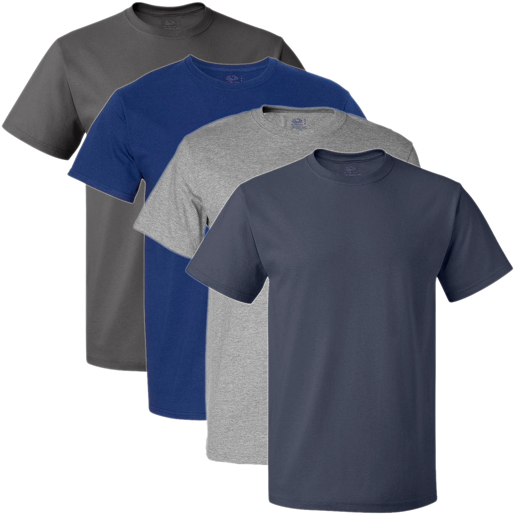 Fruit of the Loom Men's Crew Tee Undershirts, Moisture Wicking & Tag Free, Also Available in Big & Tall