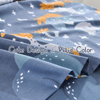 ست ملحفه کودکان یونیکورن صورتی JSD، سایز تویین، ۳ تکه، ملحفه‌های رختخواب میکروفایبر چاپ شده با طرح رنگین کمان برای دختران، جیب عمیق