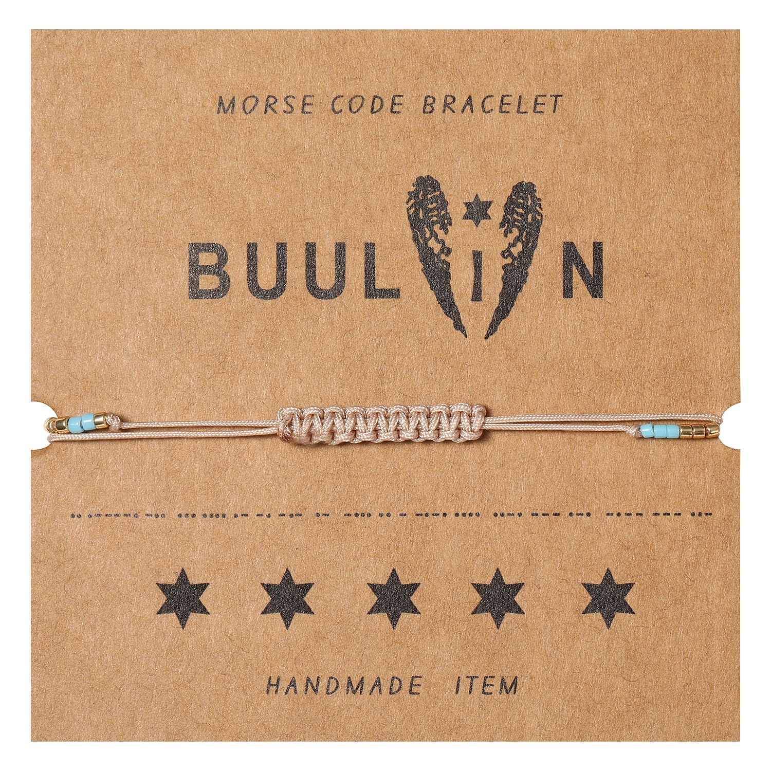 BUULIN Morse code bracelet, Best friend gift,Birthday present, Friendship bracelets, Gifts for best friend female, Party favor, Friend group gifts