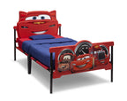 Delta Children Pied de lit en plastique 3D pour lit jumeau, Disney/Pixar Cars