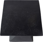 Christopher Knight Home Kajsa Outdoor Lightweight Concrete Accent Table, Black