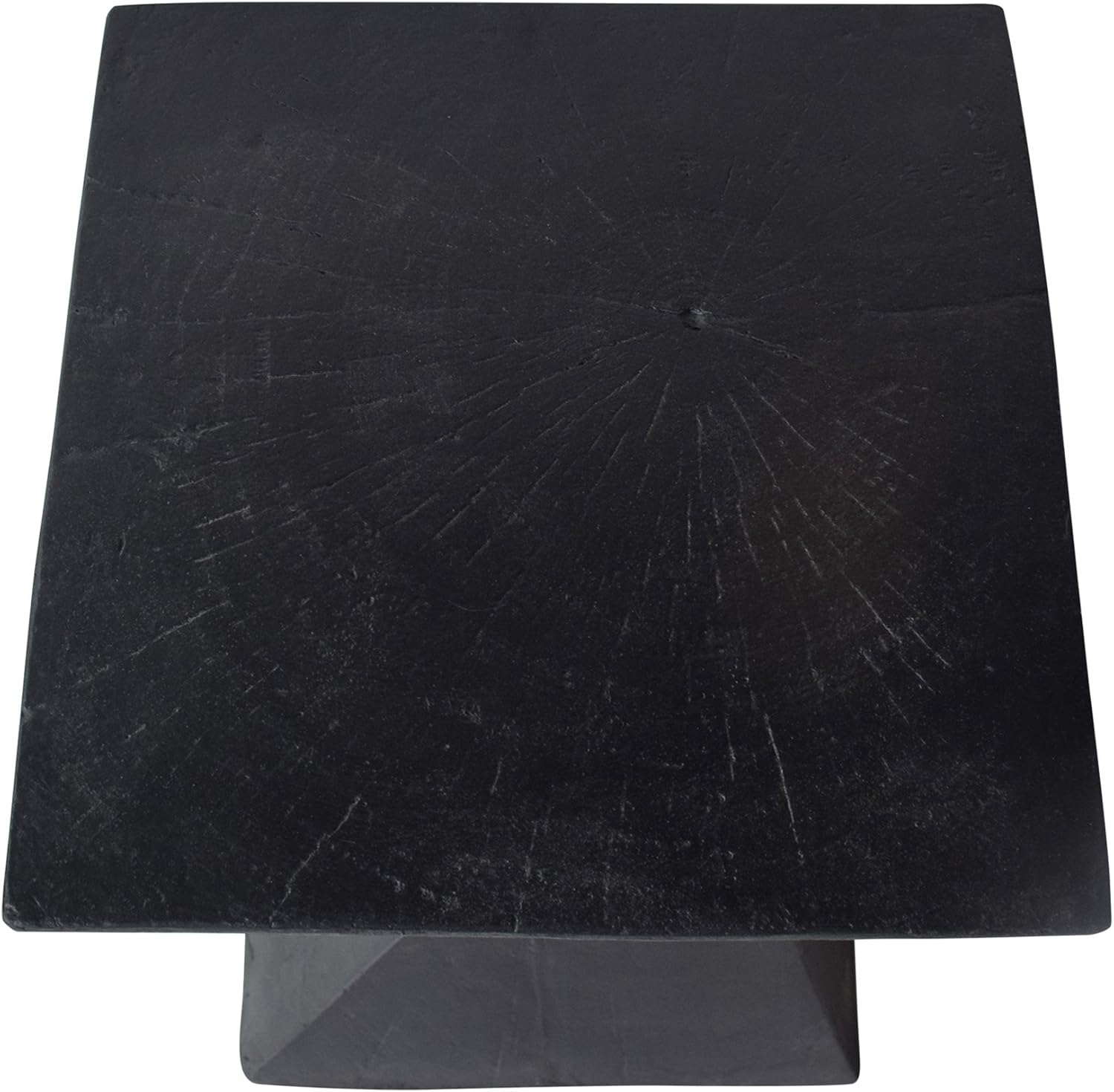 Christopher Knight Home Kajsa Outdoor Lightweight Concrete Accent Table, Black