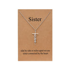 Lcherry Faith Cross Pendant Necklace for Women Religious Christian Jewelry Mother's Day Gifts for Women