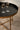 Kate and Laurel Celia Modern Round Coffee Table; 28 x 28 x 19; Black and Gold; Coffee Table for Living Room Decor; Storage; and Display