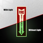 Fire Extinguisher Signs,Safety Sign Sticker glow in the dark 12 Pack 4" X 12" Durable Self Adhesive, Waterproof and UV Protected,for Home, Office or Boat