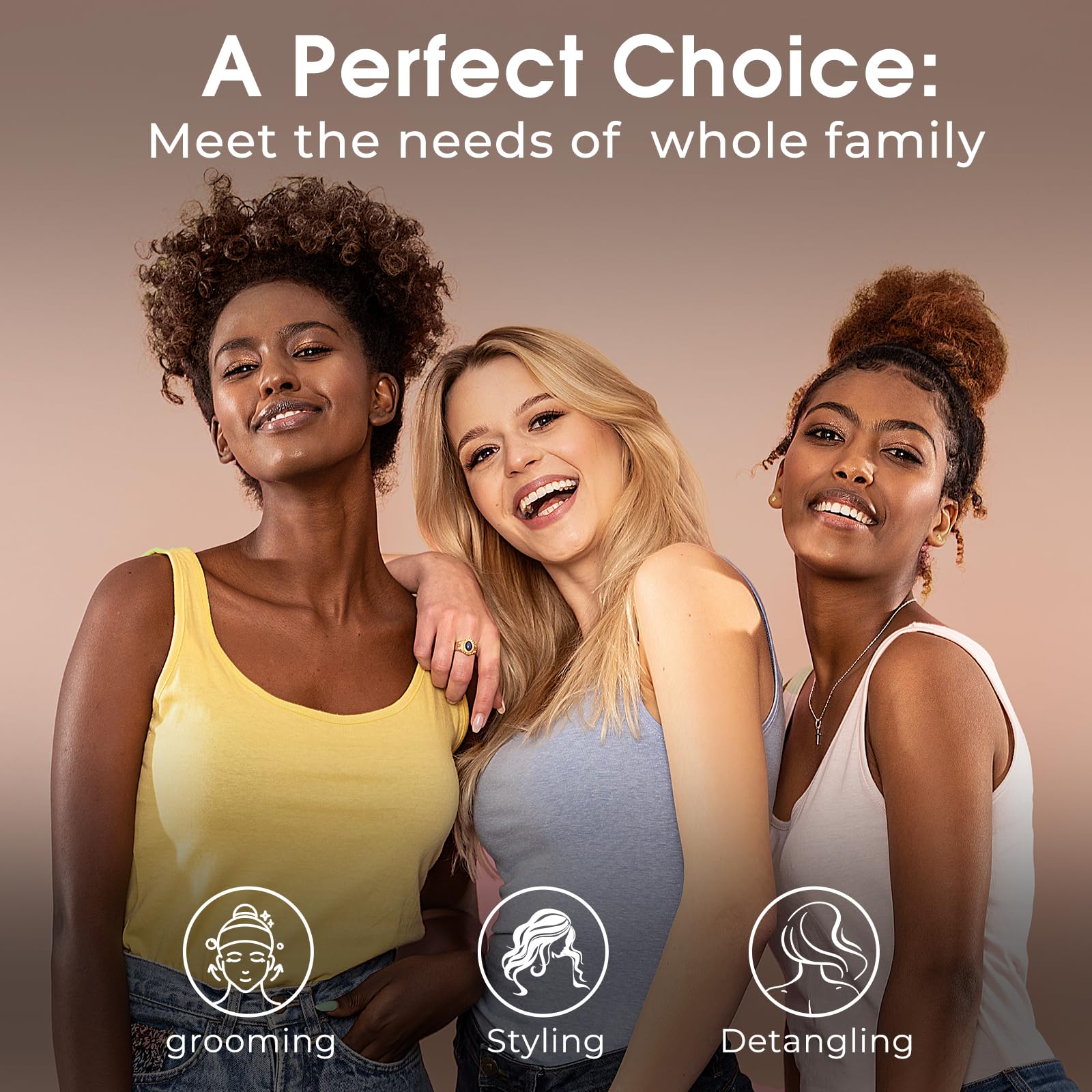 4 Piece Combs with Wooden Grain,Wide tooth Comb,Rat Tail Comb,Beard Combs,Fine Tooth Professional Hair Comb Set for Women,Men Barber Styling/Curly/Teasing/Parting/Mustache