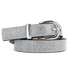 RISANTRY Rhinestone Belt for Women, Sparkly Diamond Belts for Womens Dresses, Ladies Glitter Belts for Jeans