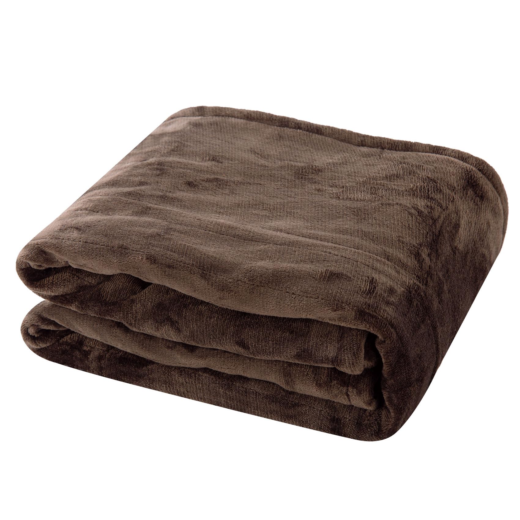 Manta Elétrica Tefici, Super Aconchegante e Macia, Flanela de 2 Camadas 50" x 60", Manta Aquecida com 3 Níveis de Aquecimento e Desligamento Automático em 4 Horas, Lavável na Máquina, Certificada ETL e FCC, Uso Residencial e Escritório, Cor Camelo