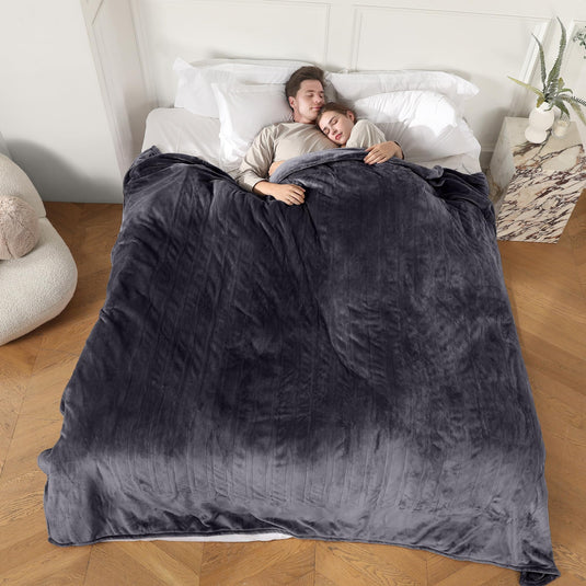 Heated Blanket Electric Blanket Full Size, Super Soft Cozy Upgraded Flannel Heating Blanket with 6 Heating Levels & 1-10 Hours Auto Off, Fast Heating & Overheat Protection, 72" x 84", Dark Gray