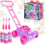 ArtCreativity Bubble Lawn Mower for Toddlers, Kids Bubble Machine for 2-Year-Old Girl Gifts, Easter Basket Stuffers for Kids, Push Toys for Toddlers Age 2 3+ Birthday Easter Gifts for Preschool Girls