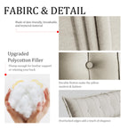 Daneey Large Headboard Pillow King Soft Daybed Pillows Bolster for Bed Back Pillow for Sitting in Bed Long Pillow for Bed Reading Pillow Adult Couch Sofa Backrest, Removable Cover