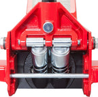 BIG RED AT84007R Torin Hydraulic Low Profile Service/Floor Jack with Dual Piston Quick Lift Pump, 4 Ton (8,000 lb) Capacity, Red