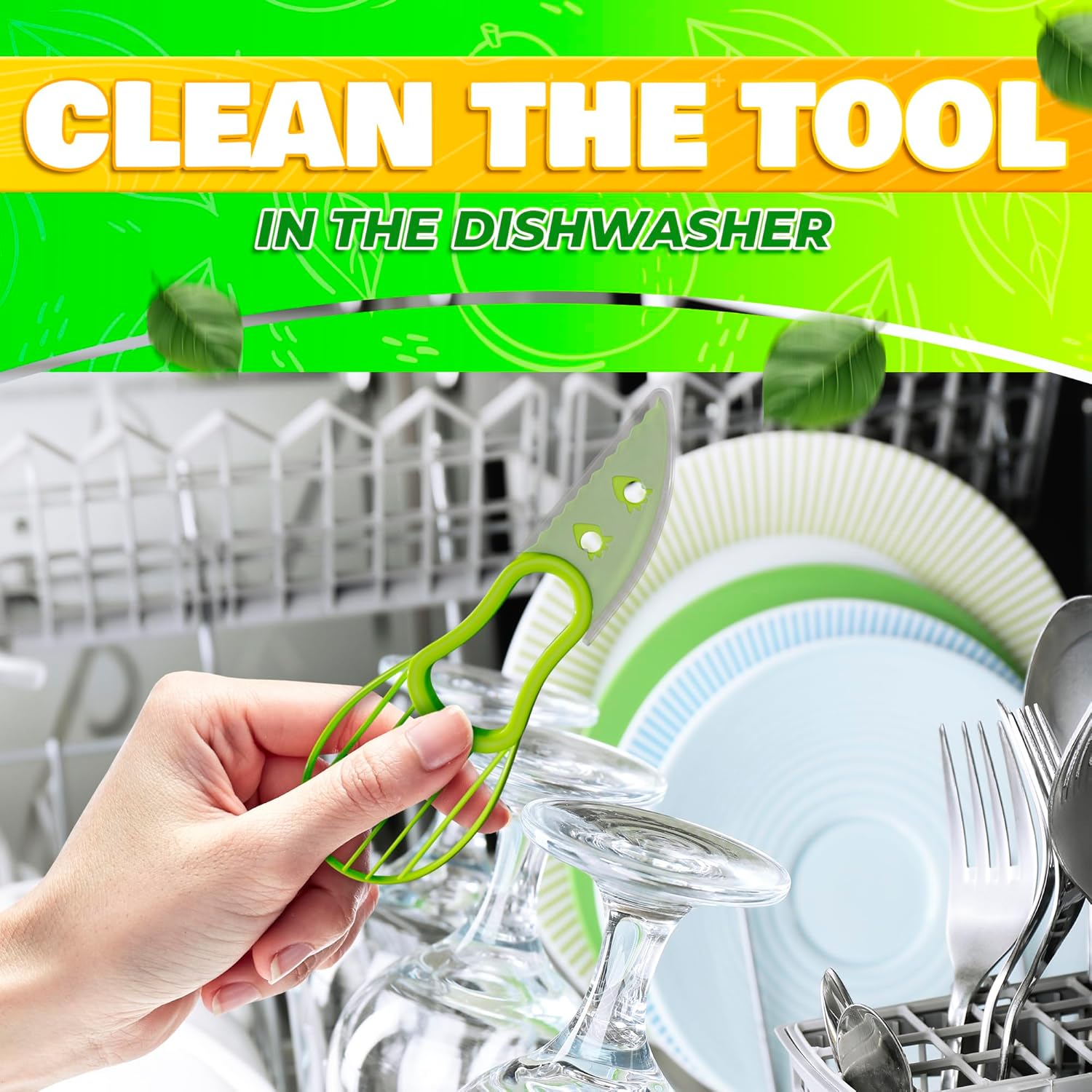 Avocado Slicer Tool 3 in 1 – Food-Grade Plastic Cutter, Peeler & Pit Remover for Easy Slicing, Scooping & Quick Food Prep – Easy to Use Avocado Peeler Tool | Durable Ergonomic Design Kitchen Gadget