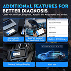 XTOOL D6S OBD2 Scanner Diagnostic Tool, 2025 Car Scanner with 30 Resets, All System Scan Tool with FCA & CAN FD, ABS Bleed, Gearbox Match, Crank Sensor Relearn, Lifetime Update, Upgraded of D5S