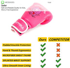 Upgrade Kids Boxing Gloves for 3-8 Year Boys and Girls, Toddler Boxing Gloves for Kids Training, Boxing Gloves Kid Sparring for Punching Bag, Kickboxing, Muay Thai, MMA