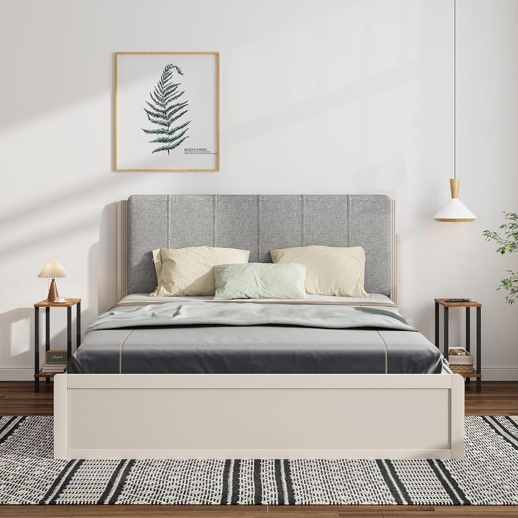 TUTOTAK Small Side Table, Narrow End Table, Skinny Sofa Table, Slim Nightstand, Couch Table, Living Room, Bed Room, Brown TB01BB062