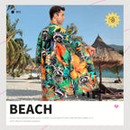 OLAOLA Men Lightweight Kimono Robe with Belt Japanese Style Robe Jacket Casual Open Front Long Cardigan Cape Coat Outwear