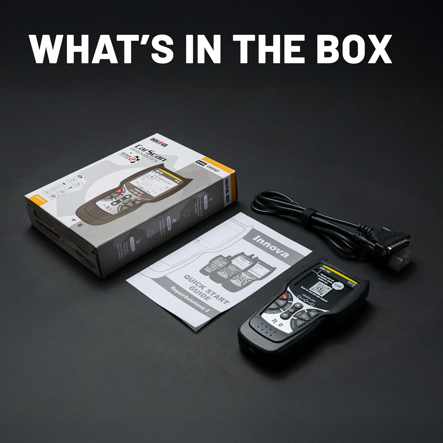 Innova 5410 All-System OBD2 Scanner Diagnostic Tool for Cars & Trucks – Automotive Scan Tools for Engine, ABS, SRS & Transmission, Bluetooth Compatible with America's Top Car Repair App