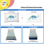 Sunny Side Up Minecraft Creeper & Animals Twin Sheet Set - 3 Piece Kids Bedding Set Includes Pillow Cover - Super Soft Microfiber Sheets