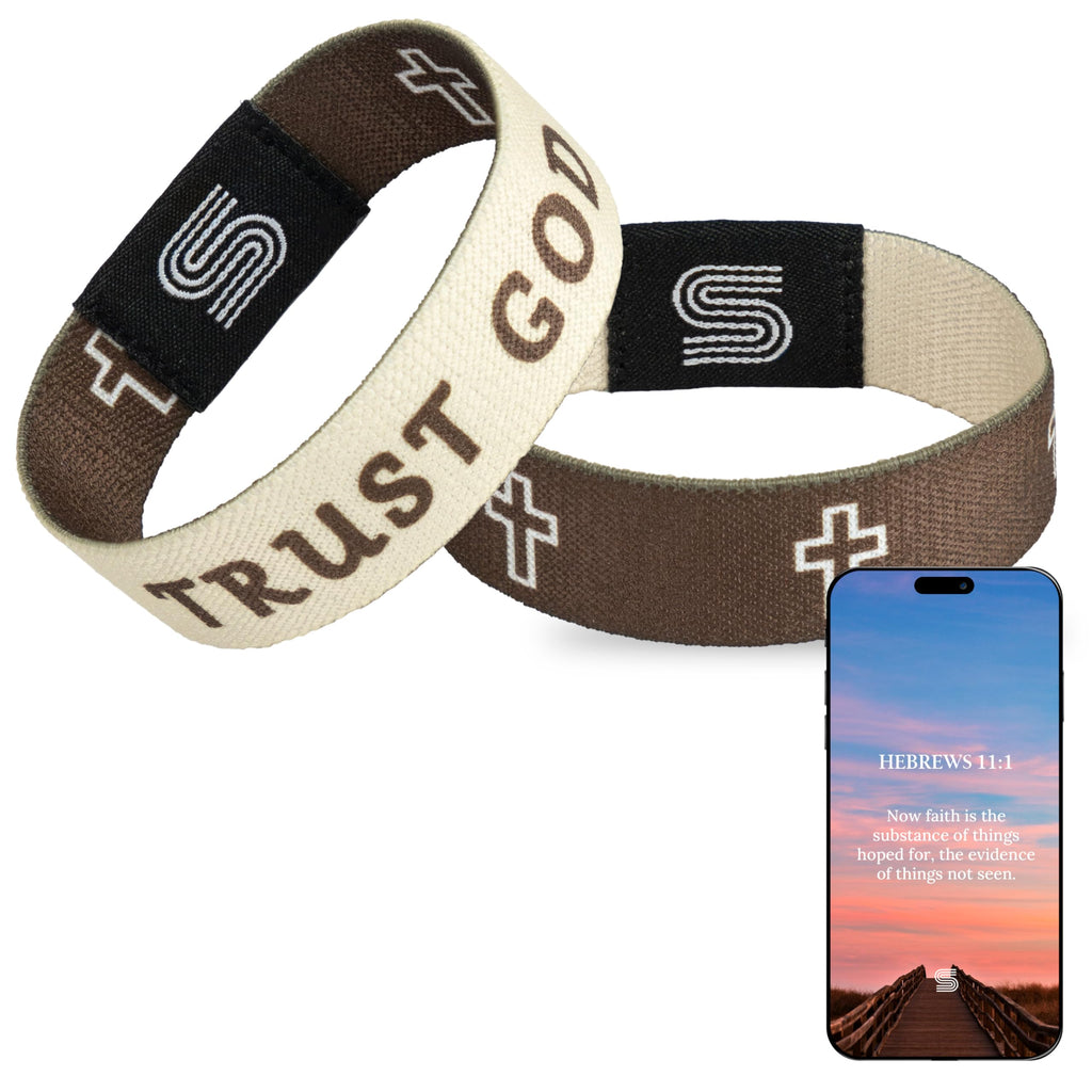 Daily Bible Verse Bracelet Scan Mothers Day Gift For Mom, Scripture Wristband Scan Phone For Prayer, God Is Greater Than The Highs And Lows Jesus Faith Christian Devotional God Band (Pink)