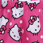 Hello Kitty Girls T-Shirt and Short Set for Infant, Toddler, Little and Big Girls - Pink